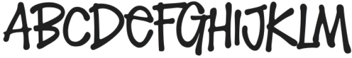 Blind Strokes Regular otf (400) Font UPPERCASE