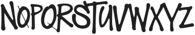 Blind Strokes Regular otf (400) Font UPPERCASE