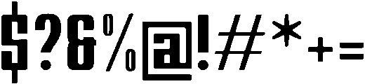 Blinders otf (400) Font OTHER CHARS