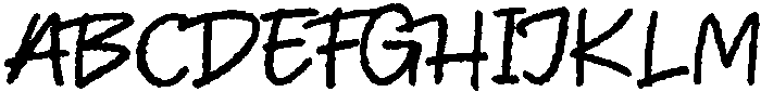 Blingkima Regular otf (400) Font UPPERCASE