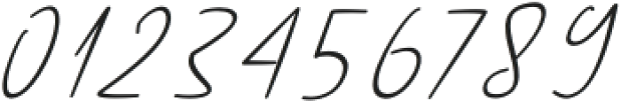 Blink Gaston Italic otf (400) Font OTHER CHARS