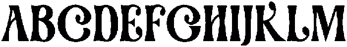 Blink Omega Regular otf (400) Font UPPERCASE