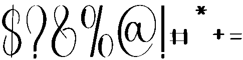 Blink Regular otf (400) Font OTHER CHARS