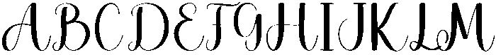 Blink Regular otf (400) Font UPPERCASE