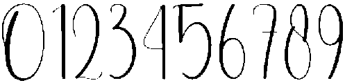 Blink Regular otf (400) Font OTHER CHARS