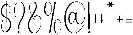 Blink Regular otf (400) Font OTHER CHARS
