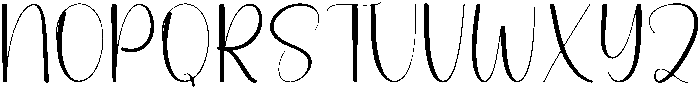 Blink Regular otf (400) Font UPPERCASE