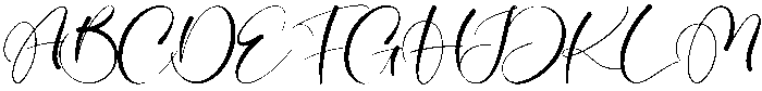 Blink Regular otf (400) Font UPPERCASE