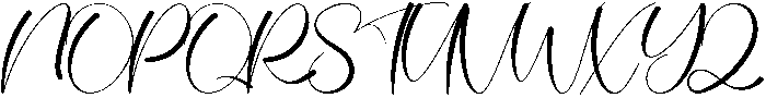 Blink Regular otf (400) Font UPPERCASE
