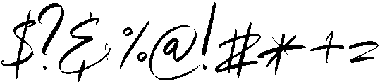 Blink Regular otf (400) Font OTHER CHARS