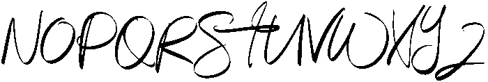Blink Regular otf (400) Font UPPERCASE
