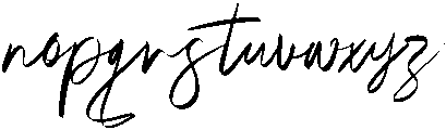 Blink Regular otf (400) Font LOWERCASE
