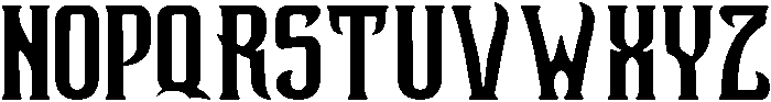 Blink Regular otf (400) Font UPPERCASE