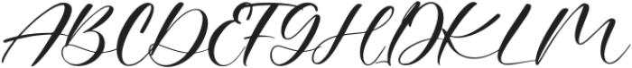 Blink Signature otf (400) Font UPPERCASE