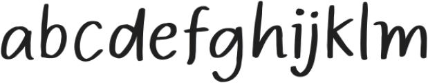 BlinkPoints-Regular otf (400) Font LOWERCASE