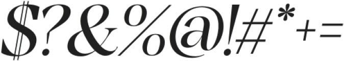 Blinkosta Italic otf (400) Font OTHER CHARS