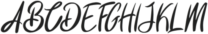 Blirythem Italic otf (400) Font UPPERCASE