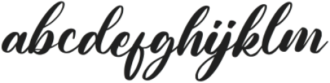 Blissful Dream otf (400) Font LOWERCASE