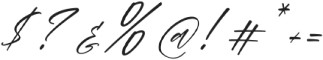 Blissful Harmony Italic otf (400) Font OTHER CHARS