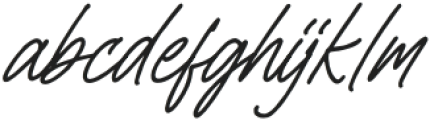 Blissful Heartlight Script Italic otf (300) Font LOWERCASE