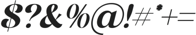 Blissful Heartlight Serif Italic otf (300) Font OTHER CHARS