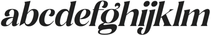 Blissful Heartlight Serif Italic otf (300) Font LOWERCASE
