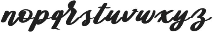 BlissfulCurl Bold Italic otf (700) Font LOWERCASE