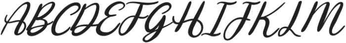 BlissfulCurl Italic otf (400) Font UPPERCASE