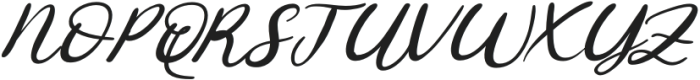 BlissfulCurl Italic otf (400) Font UPPERCASE