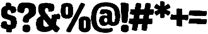 Blister Stone otf (400) Font OTHER CHARS
