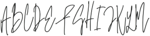 Blistwing Signature Regular otf (400) Font UPPERCASE