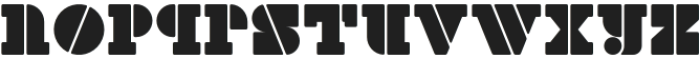 BlkOut Display otf (400) Font LOWERCASE