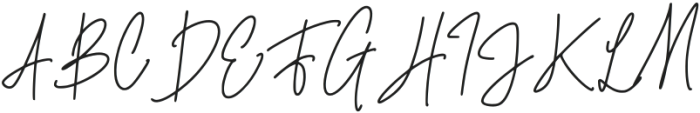 Bloating Signature Regular otf (400) Font UPPERCASE