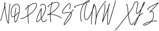Bloating Signature Regular otf (400) Font UPPERCASE