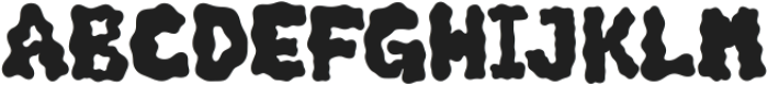 Blob Freak otf (400) Font UPPERCASE