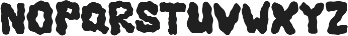 Blob Freak otf (400) Font UPPERCASE