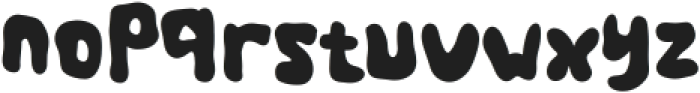 Blob Freak otf (400) Font LOWERCASE