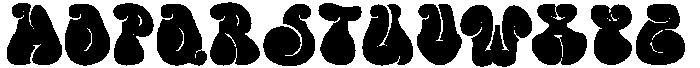 Blob & Pop Regular otf (400) Font UPPERCASE