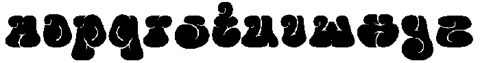 Blob & Pop Regular otf (400) Font LOWERCASE