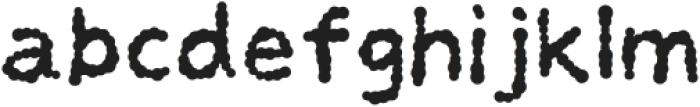 Blobbi Regular otf (400) Font LOWERCASE