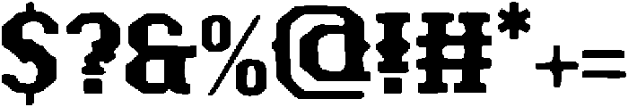 Block Based Regular otf (400) Font OTHER CHARS