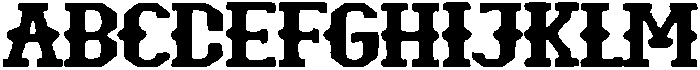 Block Based Regular otf (400) Font UPPERCASE