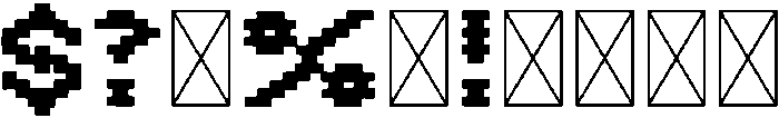 Block Head Solid otf (400) Font OTHER CHARS