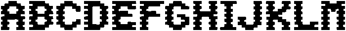 Block Head Solid otf (400) Font UPPERCASE