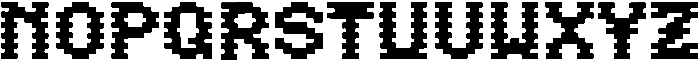Block Head Solid otf (400) Font LOWERCASE