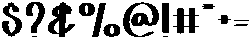 Block Printing Regular otf (400) Font OTHER CHARS