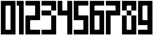 Block Regular otf (400) Font OTHER CHARS