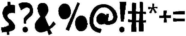 Blockosuto Regular otf (400) Font OTHER CHARS
