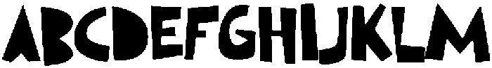 Blockosuto Regular otf (400) Font UPPERCASE