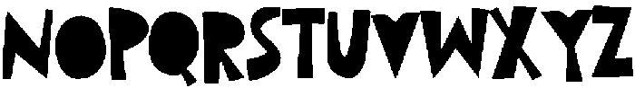 Blockosuto Regular otf (400) Font UPPERCASE